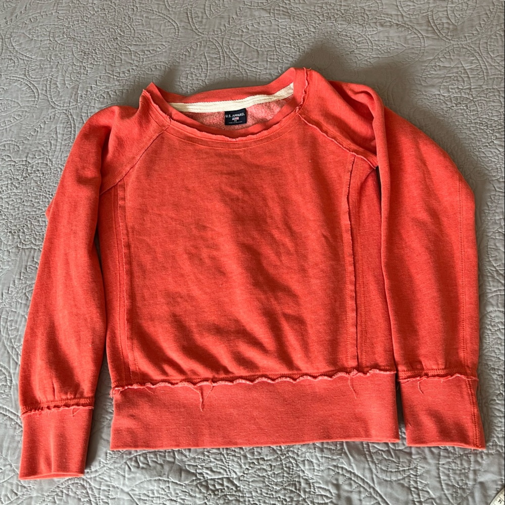Orange pullover